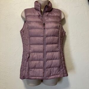 32 Degree Quilted Puffer Vest Packable Fig Berry Pink Sz S